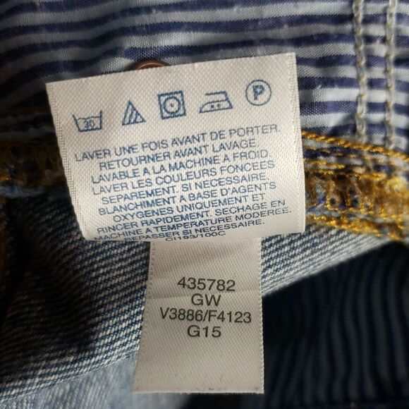 Land's End Women's 12 High Rise Straight Blue Jeans - Picture 11 of 11